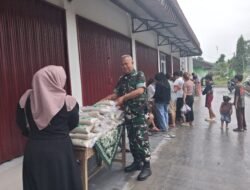 Danramil 09/Bantarbolang Monitoring UMKM di Koperasi Desa Merah Putih, Warga Manfaatkan Berkah Ramadhan