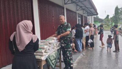 Danramil 09/Bantarbolang Monitoring UMKM di Koperasi Desa Merah Putih, Warga Manfaatkan Berkah Ramadhan