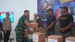 Wakili Dandim, Kasdim 0510/Trs Hadiri Baksos Kodaeral III TNI AL