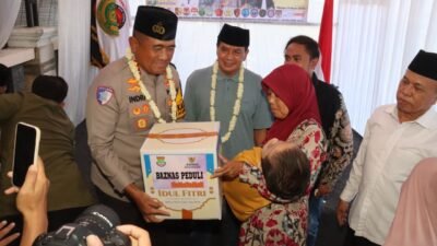 Bupati dan Kapolresta Tangerang Hadiri Santunan Yatim dan Jompo FRJRI di Kronjo