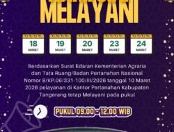 Atr/BPN Tetap Layani Masyarakat di Hari Raya Nyepi