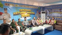 Pengamanan arus mudik IDUL FITRI 2026, Koramil 14/Panongan bersama instasi terkait melaksanakan siaga di Pos Pam Terpadu