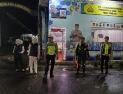 Hujan Tak Jadi Penghalang, Personel Pos PAM Kodim 0711/Pemalang Tetap Siaga Layani Pemudik