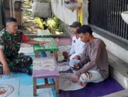 Babinsa Koramil 14/Panongan Laksanakan Komsos Bersama Warga Mekarbakti, Jaga Kondusifitas Wilayah di Bulan Ramadhan