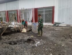 Babinsa Peguyangan Pantau Progres Pembangunan KDKMP, Pastikan Sesuai Perencanaan