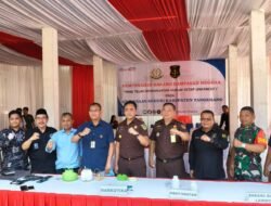 Kodim 0510/Tigaraksa Dukung Pemusnahan Barang Bukti di Tangerang