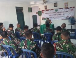 Danramil 12/Rajeg Tekankan Kekompakan dalam Jam Komandan Perdana