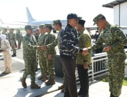 Pangdam IV/Diponegoro Dampingi Menhan dan Panglima TNI Tinjau Latihan Operasi Laut Gabungan 2026
