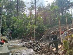 Jembatan Garuda Hadir dari Kolaborasi TMMD Menjawab Penantian Akses Antar Desa