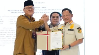 Solidaritas Sumut dan Sumbar Hibahkan Rp287 Miliar untuk Pemulihan Aceh