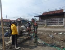 Babinsa Dampingi Progres Pembangunan KDKMP Tambakrejo, Wujudkan Kemandirian Ekonomi Desa