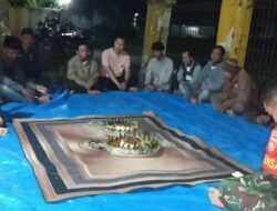 Danramil Taman Hadiri Tasyakuran Awal Pembangunan Koperasi Merah Putih di Desa Jebed Utara