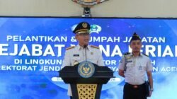 Perkuat Barisan Pemasyarakatan, Kakanwil Ditjenpas Aceh Lantik 33 Pejabat Manajerial Baru