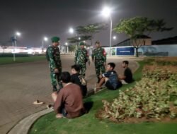 Tingkatkan Kamtibmas Koramil 02/Curug Patroli Maung
