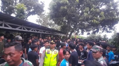 Kompak! Polisi, TNI, Satlantas dan Warga Tertibkan Balap Liar di Petarukan, 90 Motor Diamankan