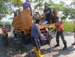 Atasi Darurat Sampah: Satgas Kodim 0510/Trs Geruduk Sampah Tanjung Kait