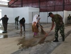 Danramil 02/Taman Pimpin Karya Bakti Bersama Warga dan PKK, Wujudkan Kesiapan Launching KDKMP Desa Penggarit