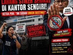 Manajemen PT. ULI Larang Stiker Serikat di Kantor Sendiri, Ketua PUK: “Ini Sudah Union Busting”