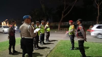 Sipropam Polresta Tangerang Cek Kesiapan Personel dalam Apel Patroli Pusaka di Citra Raya