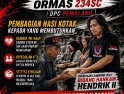 Ormas 234 SC DPC Pemalang Kembali Tebar Kebaikan Lewat Jumat Berkah, Ratusan Nasi Kotak Dibagikan di Lapangan Mulyoharjo