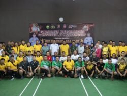 Melalui Turnamen Badminton, Polresta Tangerang Pererat Kebersamaan di Hari Bhayangkara