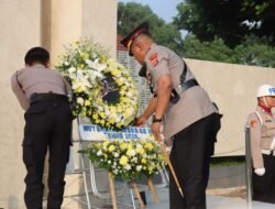 Jelang Hari Bhayangkara, Polresta Tangerang Teladani Semangat Juang dengan Ziarah di Taman Makam Pahlawan