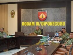 Pangdam IV/Diponegoro Ikuti Vicon Evaluasi Percepatan Pembangunan KDKMP