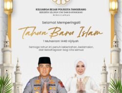 Tahun Baru Islam 1 Muharam, Kapolresta Tangerang Ajak Masyarakat Tebar Kebaikan dan Bersama Jaga Kamtibmas