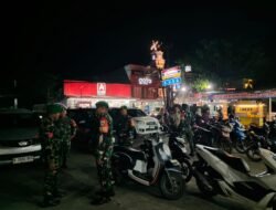 Pastikan Wilayah Aman dan Kondusif, Koramil 10/Sepatan Gelar Patroli Malam