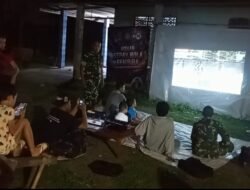 Nobar Gembira Piala Dunia 2026, Koramil 14/Panongan Bersama Masyarakat