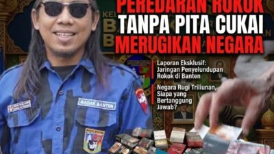 Maraknya Rokok Ilegal Tanpa Pita Cukai, Ormas Badak Banten Dorong APH Bertindak Tegas