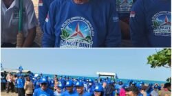 Jelang HUT Partai Demokrat ke-25 Gelar Baksos di Kawasan Pantai