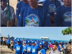 Jelang HUT Partai Demokrat ke-25 Gelar Baksos di Kawasan Pantai