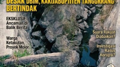 Diduga Diintimidasi Usai Beritakan Proyek Saluran Rusak, Jurnalis dan Ormas Badak Banten Desak DBMSDA Kabupaten Tangerang Bertindak
