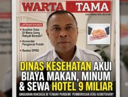 Dinkes Kabupaten Tangerang Benarkan Anggaran Mamin dan Sewa Hotel Rp9 Miliar, Klaim Sudah Dikonsultasikan dengan Inspektorat Kabupaten