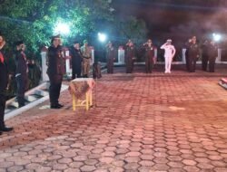 Dandim 0711/Pemalang Hadiri Apel Kehormatan dan Renungan Suci HUT Ke-81 Kemerdekaan Republik Indonesia