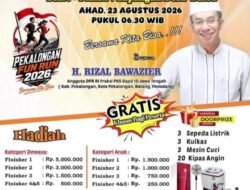 Semarak Kesehatan dan Kebersamaan, Pekalongan Fun Run 2026 Bersama H. Rizal Bawazier Digelar Gratis di Lapangan Wuled Bertabur Hadiah Puluhan Juta