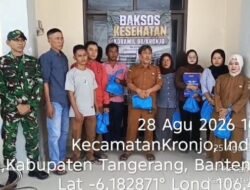Perkuat Kemanunggalan TNI dengan Rakyat, Koramil 08/Kronjo Gelar Komsos dan Baksos “Jaga Jakarta On The Spot”