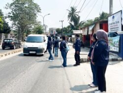 DPC ” NasDem ” Bagi Bagi 800 MASKER Guna Hindari Debu Dampak Erupsi Anak Gunung KRAKATAU
