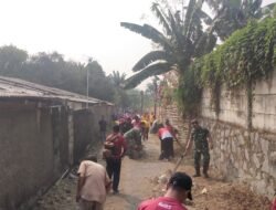 Danramil 03/Legok Pimpin Karya Bakti Gerakan Nasional Indonesia ASRI