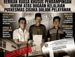 ORANG TUA NOPI HAERANI RESMI MINTA PENDAMPINGAN HUKUM — DUGAAN KELALAIAN PUSKESMAS CISOKA AKAN DIBAWA KE RANAH HUKUM