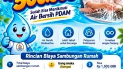 Akhir Tahun Penuh Berkah, Tirta Mulia Pemalang Beri Kemudahan Pasang Air Bersih Dengan Cicilan Ringan 10 Kali