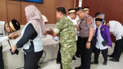 DANRAMIL 14/PANONGAN HADIRI SERTIJAB PEJABAT KECAMATAN, DORONG SINERGITAS DAN PENINGKATAN PELAYANAN MASYARAKAT