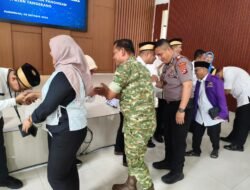 DANRAMIL 14/PANONGAN HADIRI SERTIJAB PEJABAT KECAMATAN, DORONG SINERGITAS DAN PENINGKATAN PELAYANAN MASYARAKAT