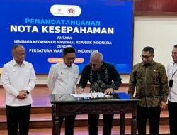 Teken MoU, PWI Perkuat Sinergi dengan Lemhannas untuk Menjaga Ketahanan Nasional