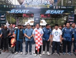Hadiri KNPI Drag Bike, Bupati Tangerang Dorong Anak Muda Tinggalkan Balap Liar