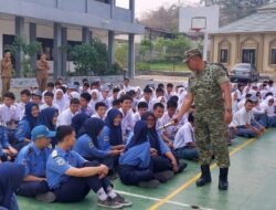 Danramil Cikupa Turun ke Sekolah, Siswa, Siswi SMKN 14 Cikupa Tidak Ikut Aksi Unras