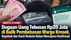 Dugaan Uang Tebusan Rp20 Juta di Balik Pembebasan Warga Kresek, Kapolsek dan Kanit Reskrim Belum Merespons Konfirmasi